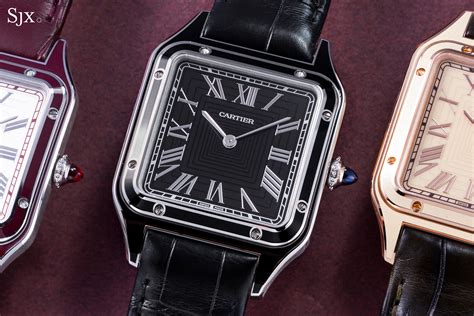 cartier santos de cartier watch replica|cartier santos dumont lacquered.